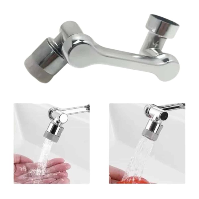 KESGİN MARKET ® Dönebilen Musluk Başlığı Akrobat Mutfak Banyo Musluk Ucu Başlığı Oynar Başlıklı