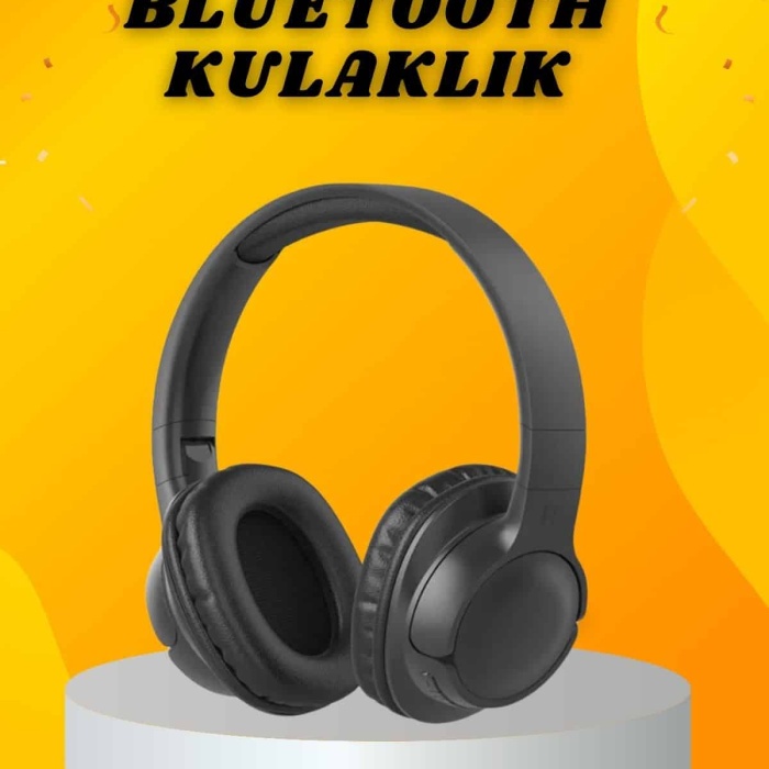 KESGİN MARKET ® Kulak Üstü Bluetooth Kulaklık Ayarlanabiilir Uzun Pil Ömrü Kablosuz 5.0 Bluetooth