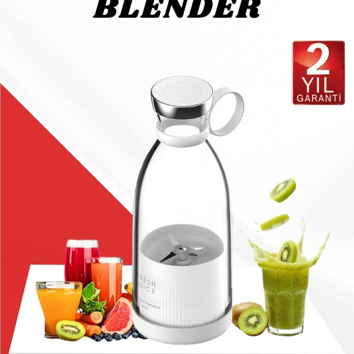 KESGİN MARKET ® Anneler Gününe Özel Hediye Bardak Blender Paslanmaz Çelik Bıçaklı
