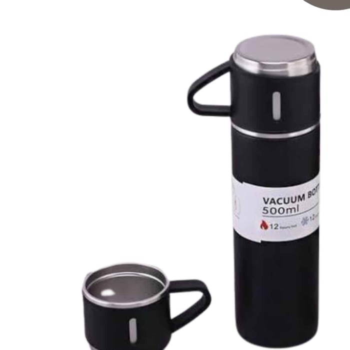 KESGİN MARKET ® 3 Bardaklı Termos Seti Anneler Gününe Özel Hediye Taşınabilir Sızdırmaz Isı Koruyucu