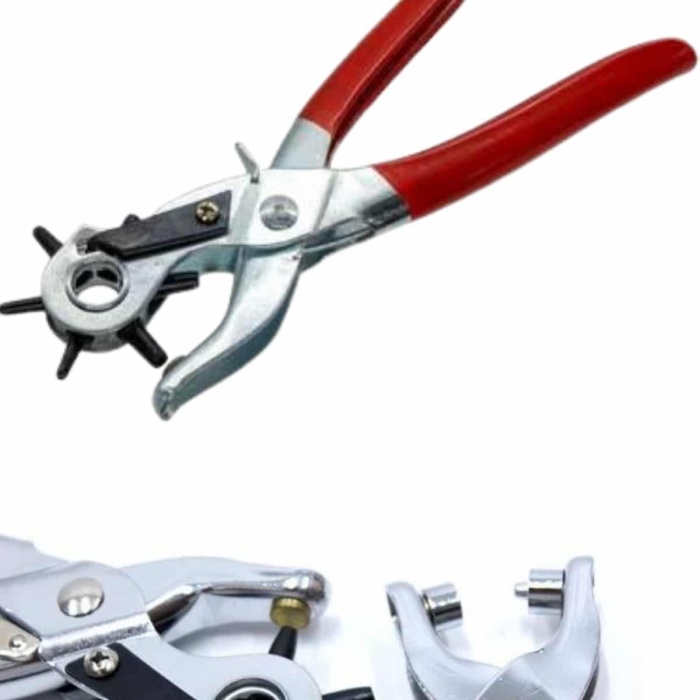 KESGİN MARKET ® Kemer Delme Pensesi Deri Delici Pensi Zımba 6 Farklı Boyutta