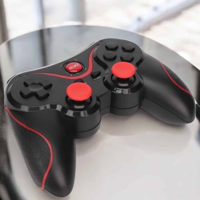 KESGİN MARKET ® Game Stick Android Uyumlu Gamepad X3 Standlı Oyun Kolu Bluetooth Bağlantılı