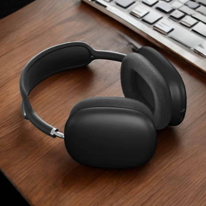 KESGİN MARKET ® P9 Plus Kulaklık Siyah Bluetooth Bağlantılı Kulak Üstü Kablosuz ANC Özelliği