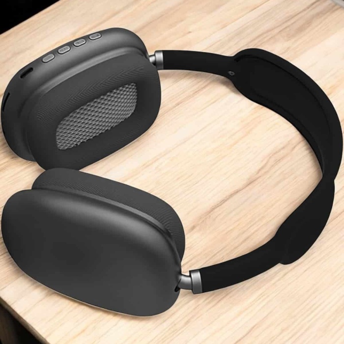 KESGİN MARKET ® P9 Plus Kulaklık Siyah Bluetooth Bağlantılı Kulak Üstü Kablosuz