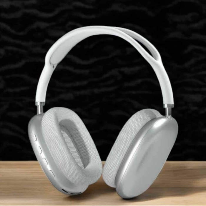 KESGİN MARKET ® P9 Plus Kablosuz Kulak Üstü Bluetooth Kulaklık Beyaz Mikrofonlu Kulaküstü Kablosuz Kulaklık