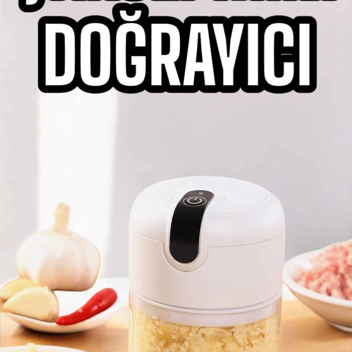 KESGİN MARKET ® El Rondosu Mini Şarjlı Doğrayıcı Taşınabilir 250 ml