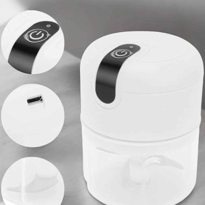 KESGİN MARKET ® El Rondosu Mini Şarjlı Doğrayıcı Taşınabilir 250 ml