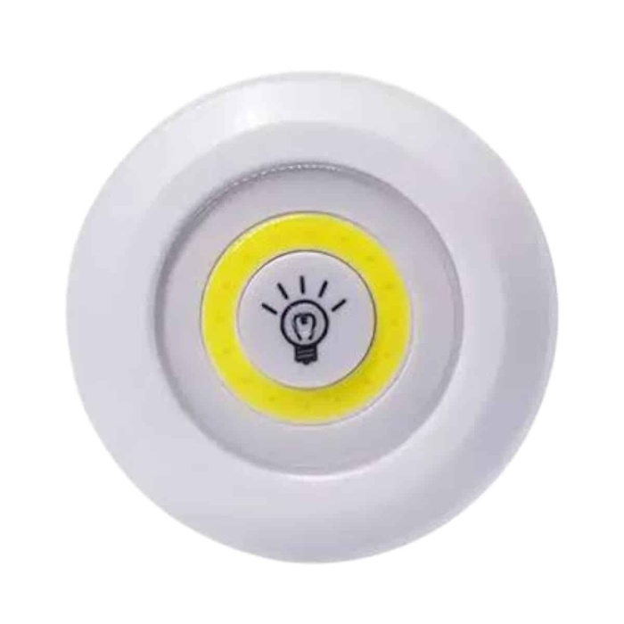 KESGİN MARKET ® Led Lamba 3lü Uzaktan Kumandalı Yapışkanlı