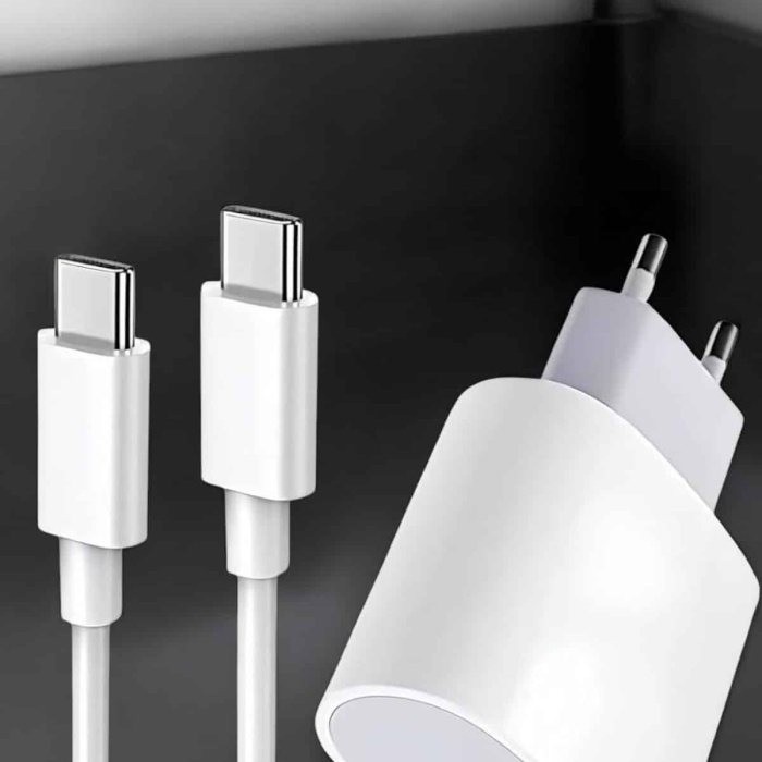 KESGİN MARKET ® Şarj Aleti İOS 15/15 Pro Max Uyumlu Şarj Adaptörü ve Kablosu