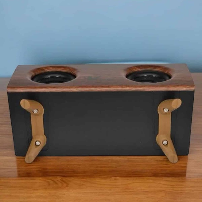 KESGİN MARKET ® Bluetooth Hoparlör Ahşap Klasik Retro Gramofon Bluetooth Müzik Kutusu