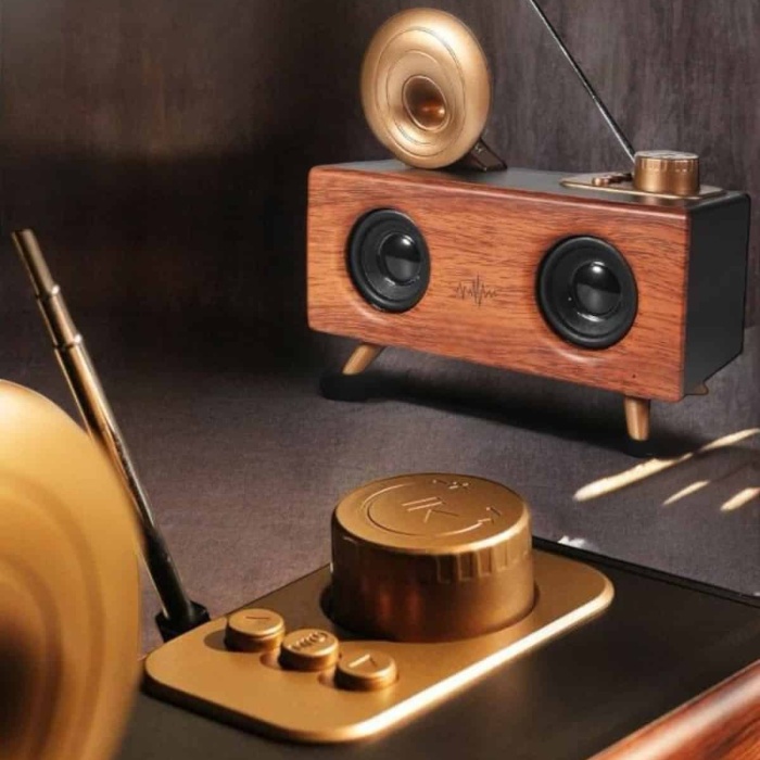 KESGİN MARKET ® Nostaljik Görünümlü Bluetooth Bağlantılı Speaker