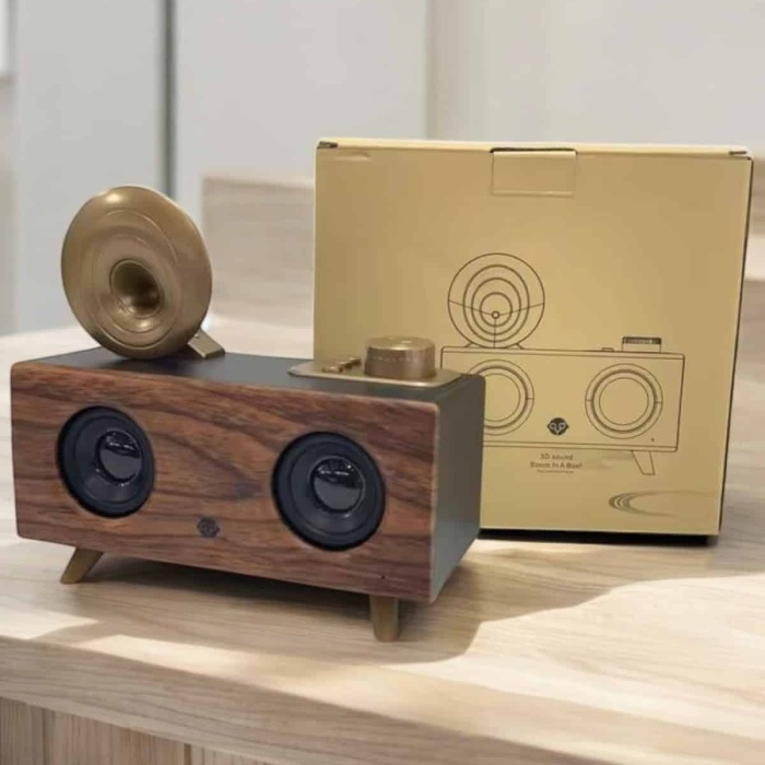 KESGİN MARKET ® Nostaljik Görünümlü Bluetooth Bağlantılı Speaker