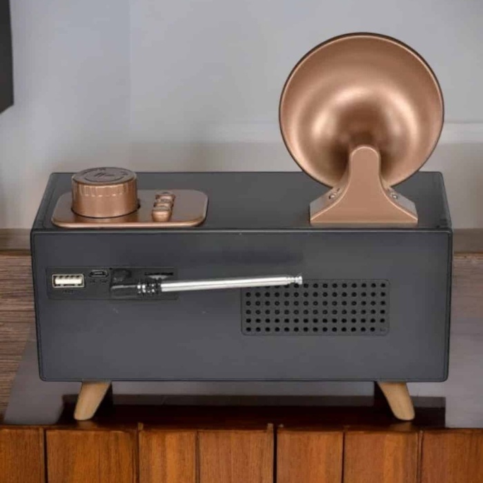 KESGİN MARKET ® Nostaljik Görünümlü Bluetooth Bağlantılı Speaker