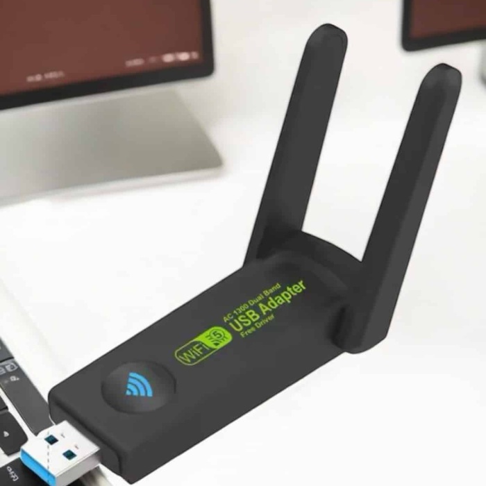 KESGİN MARKET ® Wifi Adaptör Çift Bantlı Kablosuz Wifi Adaptörü