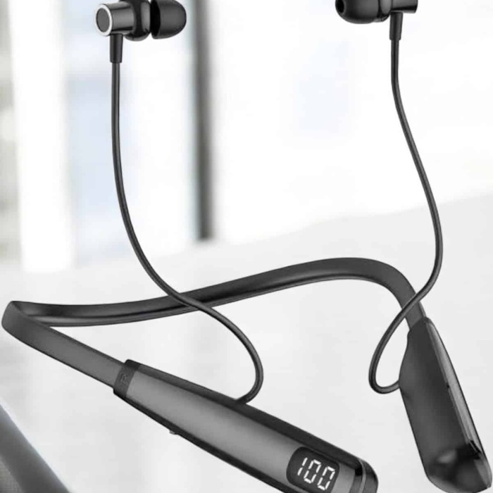 KESGİN MARKET ® Boyun Bantlı Bluetooth Kulaklık Yüksek Ses Kaliteli 100 Saat Kulaklık