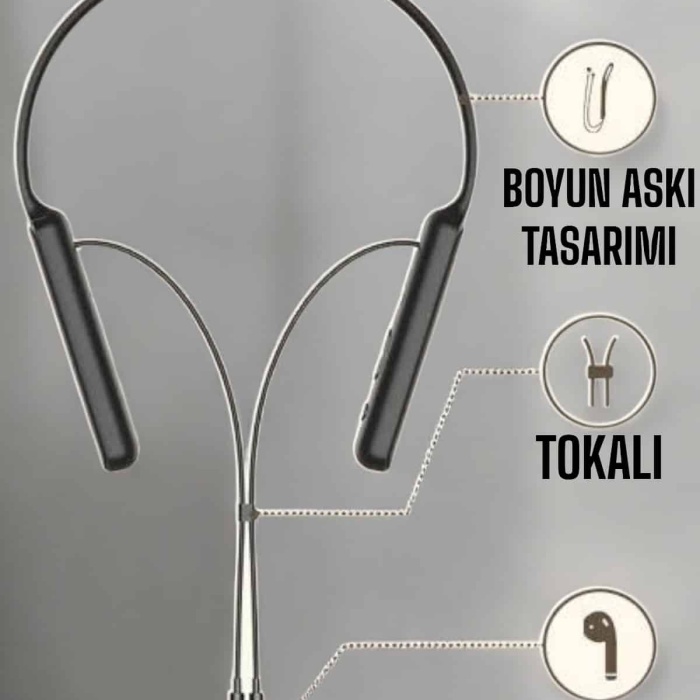 KESGİN MARKET ® Mikrofonlu Kablolu Bluetooth Kulaklık Yeni Nesil Yüksek Ses Kaliteli