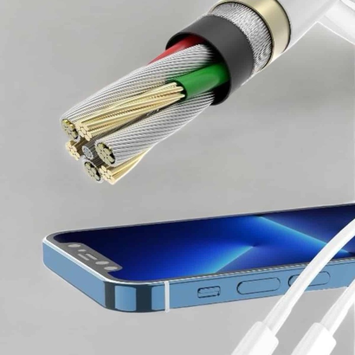 KESGİN MARKET ® Iphone Tüm Modellerle Uyumlu Hızlı Şarj Kablosu İOS 30W