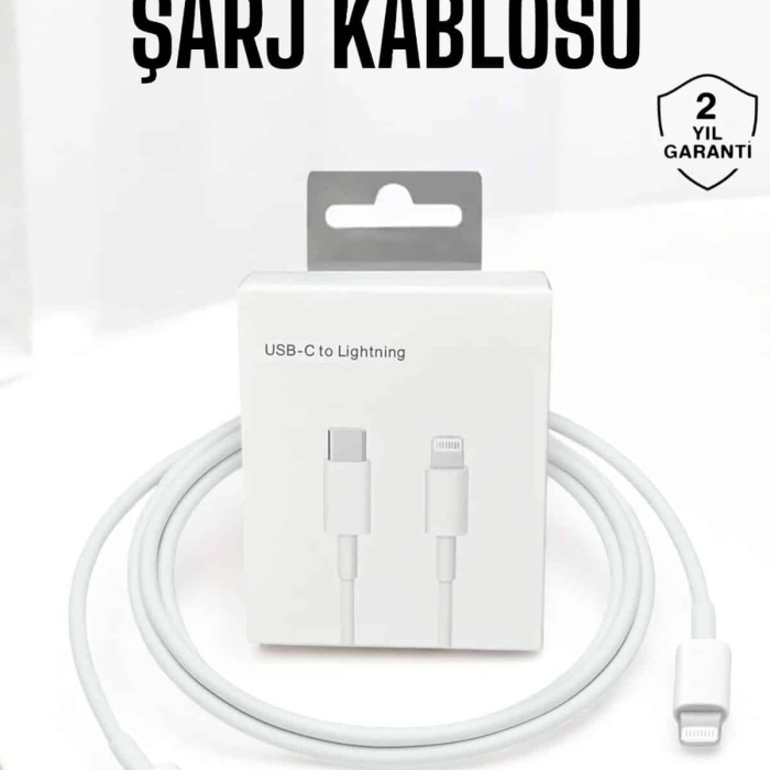 KESGİN MARKET ® Iphone Uyumlu İOS Uyumlu Lightning Hızlı Şarj Tye C Lightning Şarj Kablosu