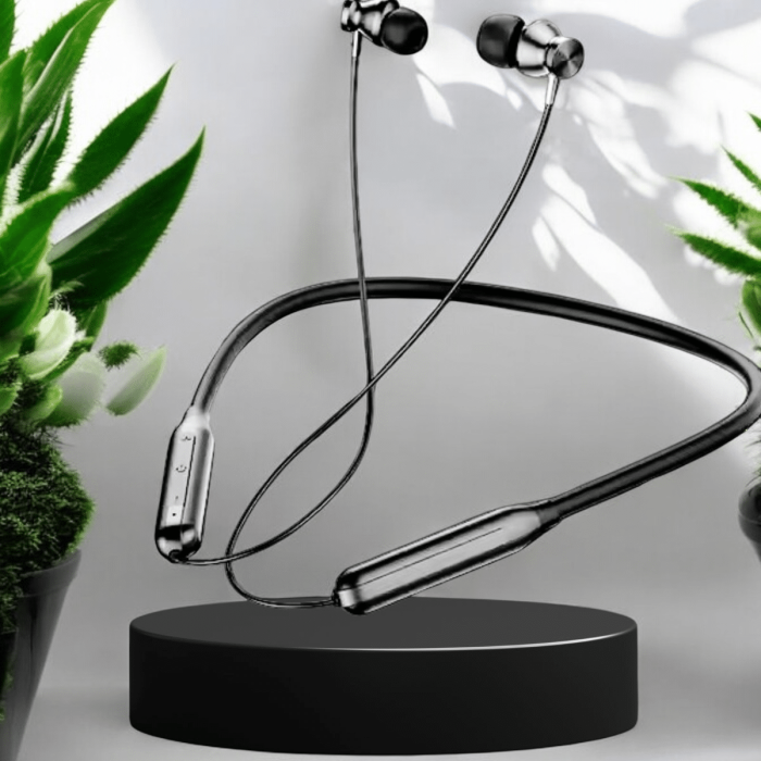 KESGİN MARKET ® Boyun Bantlı Kablolu Kulaklık ANC Özelliği Uzun Şarj Süreli Sporcu Kulaklığı 100 saat