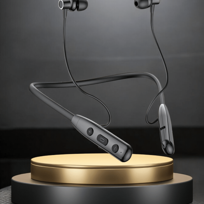 KESGİN MARKET ® Kablolu Bluetooth Kulaklık Boyun Bantlı ANC Özelliği Yüksek Ses Kaliteli 100 saat