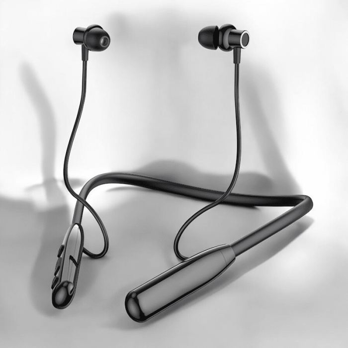 KESGİN MARKET ® Kablolu Bluetooth Kulaklık Boyun Bantlı ANC Özelliği Yüksek Ses Kaliteli 100 saat