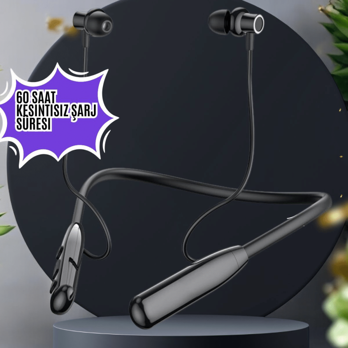KESGİN MARKET ® Boyun Bantlı Bluetooth Kulaklık ANC Özellikli Kulaklık İçi