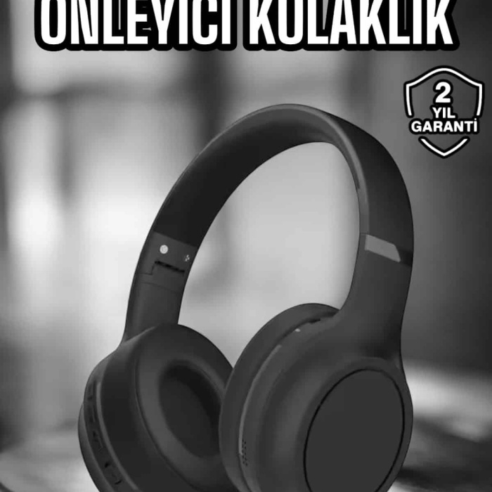 KESGİN MARKET ® Kulak Üstü Kablosuz Bluetooth Kulaklık Gürültü Önleyici Ayarlanabilir