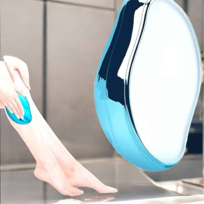 KESGİN MARKET ® Epilasyon Aleti Bacaklar Kollar İçin Yıkanabilir Kristal Epilatör Tüy Silgi