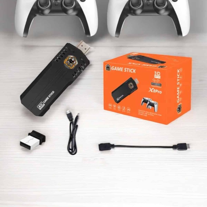 KESGİN MARKET ® Game Stick Retro 8K ULTRA HD Video Oyun Konsolu Android Tv Özelliği