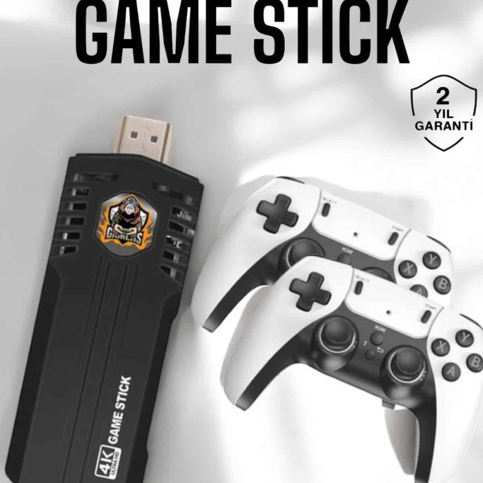 KESGİN MARKET ® Joystick Çift Kollu Oyun Kolu Retro Oyun Yüksek Çözünürlüklü 3D Game