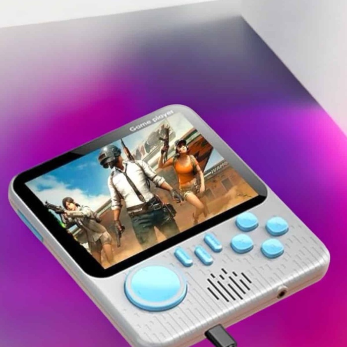 KESGİN MARKET ® El Atarisi 3.5 inç Ekran Çift Konsol 666 Adet Retro Oyun Gamepad