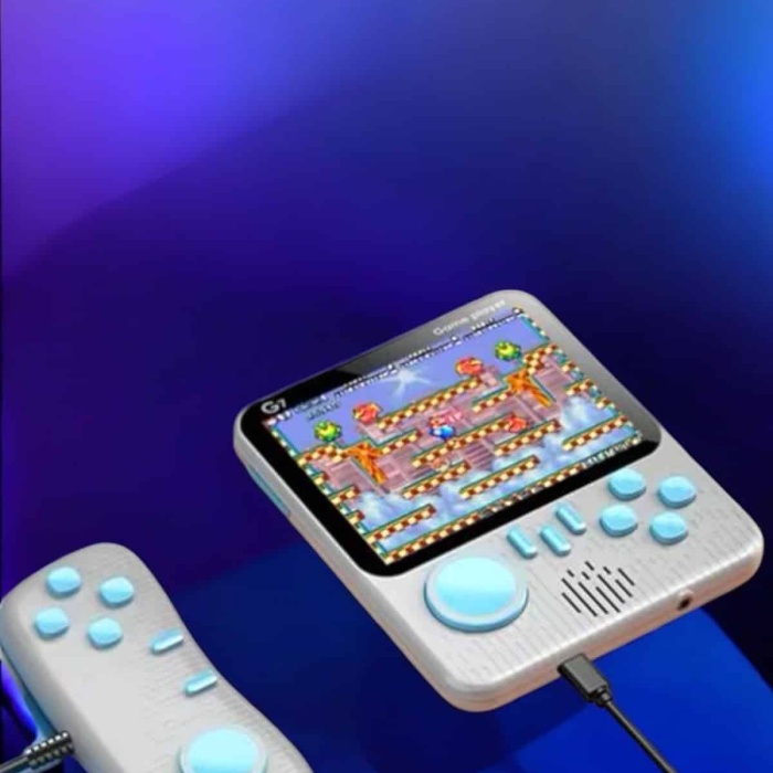 KESGİN MARKET ® El Atarisi 3.5 inç Ekran Çift Konsol 666 Adet Retro Oyun Gamepad