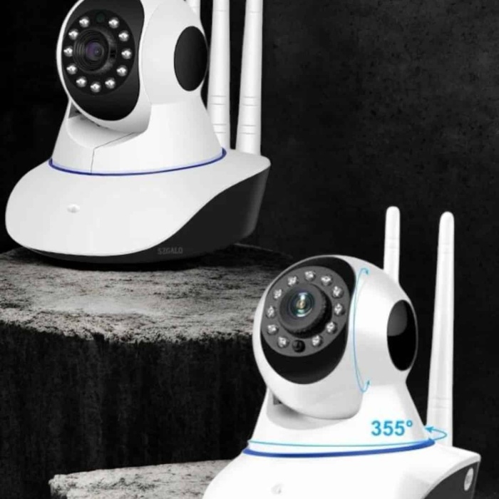 KESGİN MARKET ® Wifi Kamerası Çift Yönlü Bebek Güvenlik Kamerası Gece Görüşlü