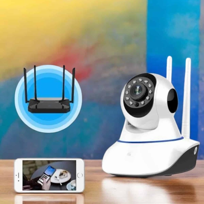 KESGİN MARKET ® Wifi Kamera Ev Kamerası Gece Görüşlü Kablosuz Bebek Izleme Kamerası