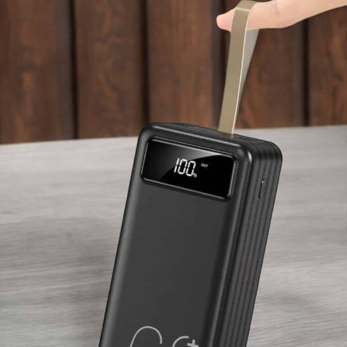 KESGİN MARKET ® Powerbank 60.000 MAH Dijital Göstergeli 4 Portlu Taşınabilir