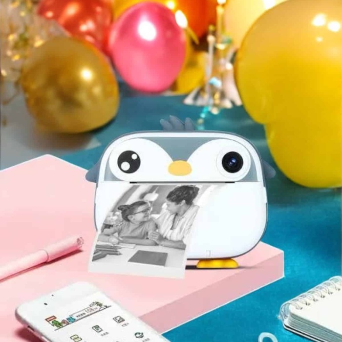 KESGİN MARKET ® Çocuklar için Fotoğraf Makinesi Anlık Baskı Makinesi HD Görüntü Kalitesi