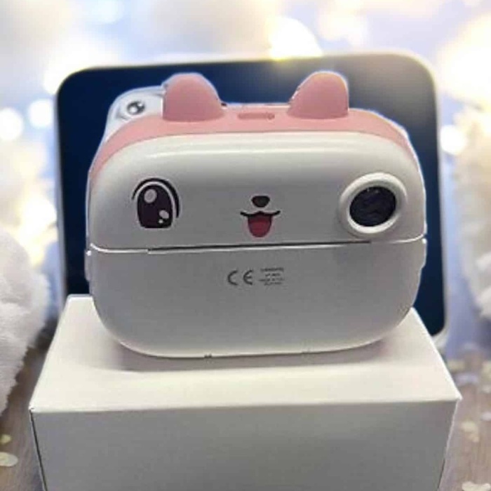 KESGİN MARKET ® Çocuklar İçin Özel Fotoğraf Makinesi Printer Kamera Taşınabilir HD