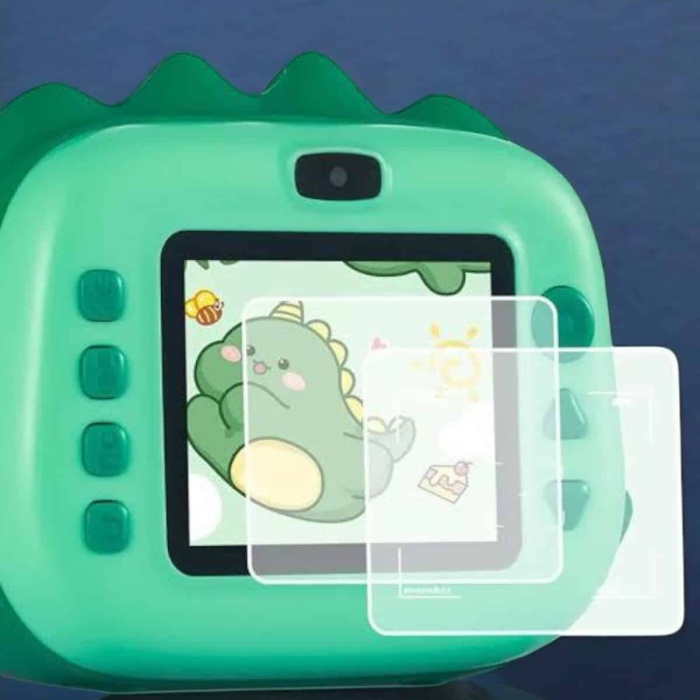 KESGİN MARKET ® Çocuk Fotoğraf Makinesi Dijital HD Video Rulo Kağıt Baskılı Yazıcı