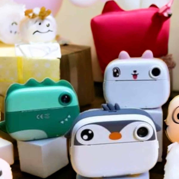 KESGİN MARKET ® Çocuk Fotoğraf Makinesi Dijital HD Video Rulo Kağıt Baskılı Yazıcı