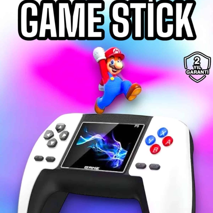 KESGİN MARKET ® Game Stick 520 Oyunlu Retro Konsol Çocuklara Özel