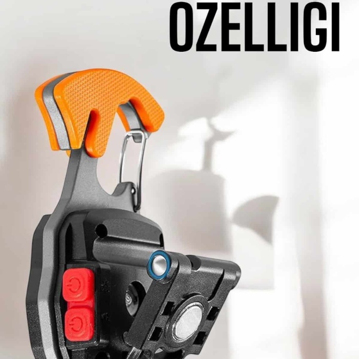 KESGİN MARKET ® El Feneri Acil Işık Seti Tornavida Düdük Kapak Açma Kamp Lambası