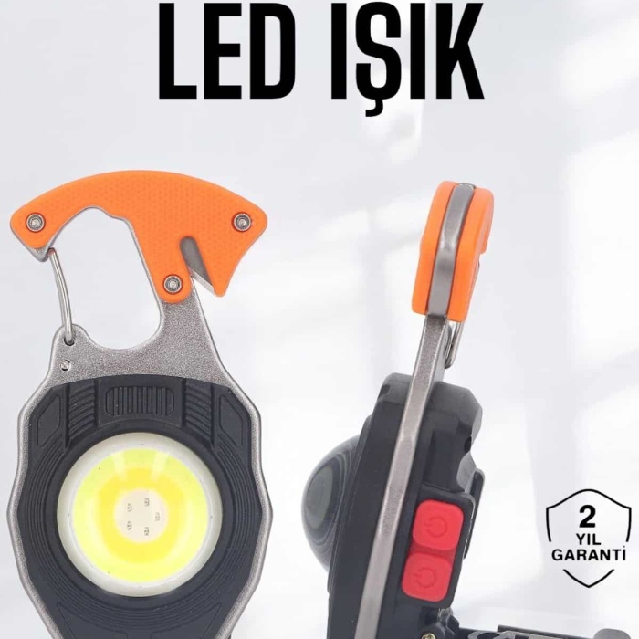 KESGİN MARKET ® El Feneri Çakmaklı Kapak Açma Düdük Toravida Acil Durum Seti