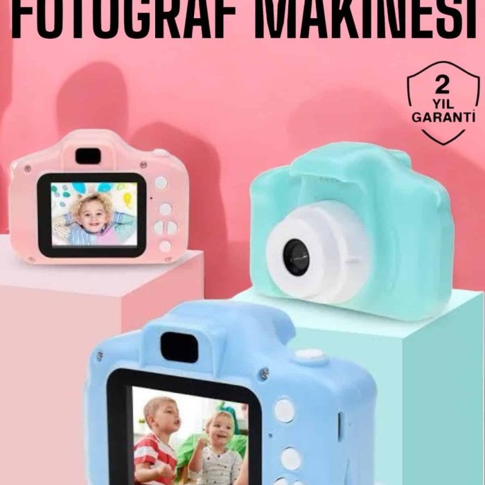 KESGİN MARKET ® Çocuklara Özel Dijital Fotoğraf Makinesi Mini 1080P HD Kaliteli