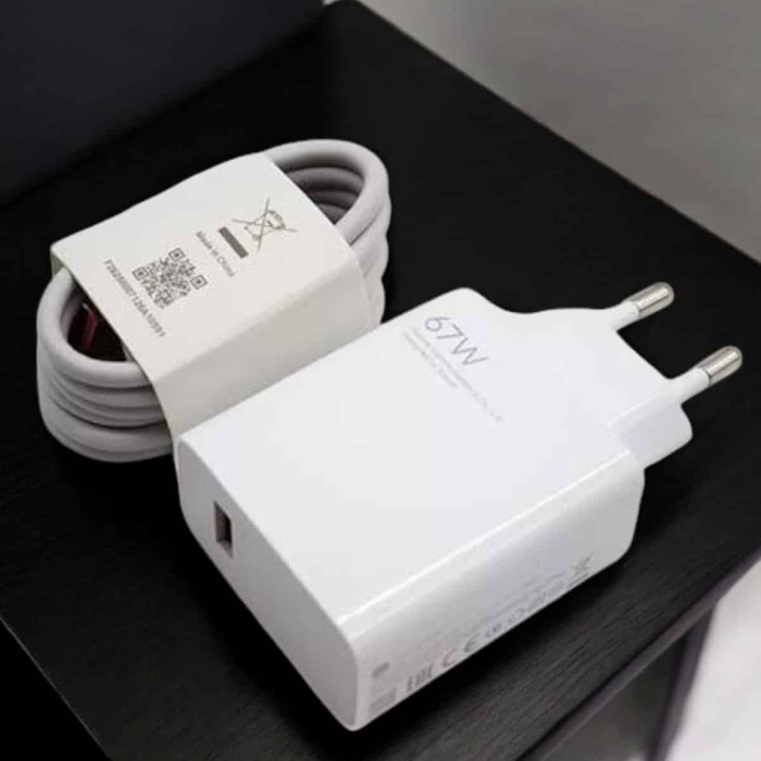 KESGİN MARKET ® Şarj Aleti 67W Hızlı Şarj Turbo Type-C Uyumlu Şarj Adaptörü Kablosu