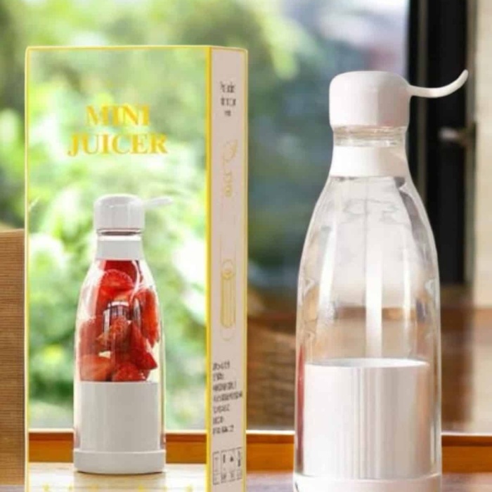 KESGİN MARKET ® Bardak Blender Smoothie Meyve Sıkacağı Şarjlı Cam Taşınabilir