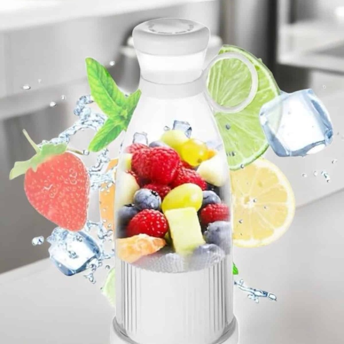 KESGİN MARKET ® El Blender Bardak Blender Şarjlı Taşınabilir Meyve Sıkcağı Smoothie