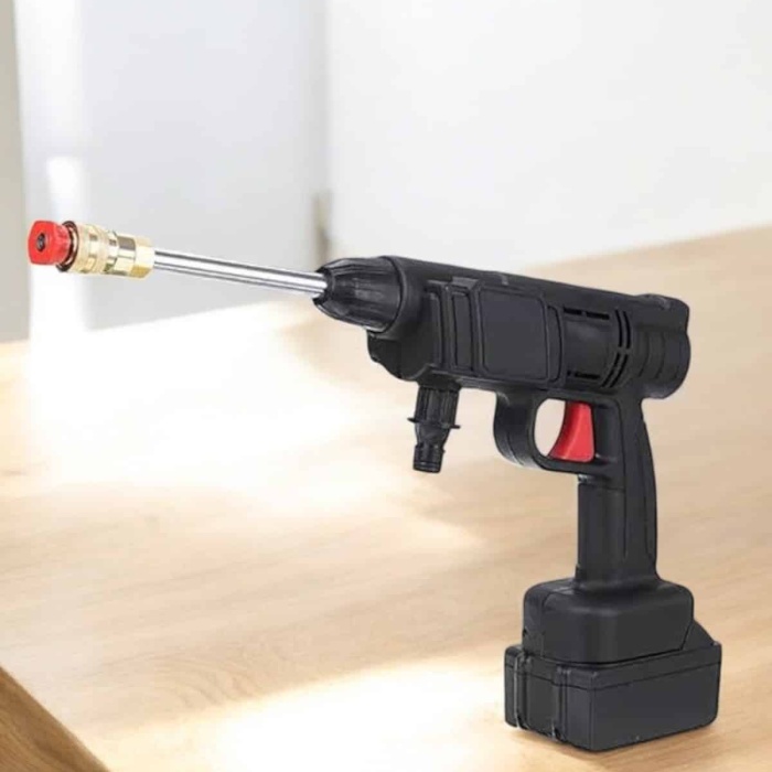 KESGİN MARKET ® Bahçe ve Araba Yıkama Tabancası Su Basınçlı Hazneli Bataryalı Oto Yıkama