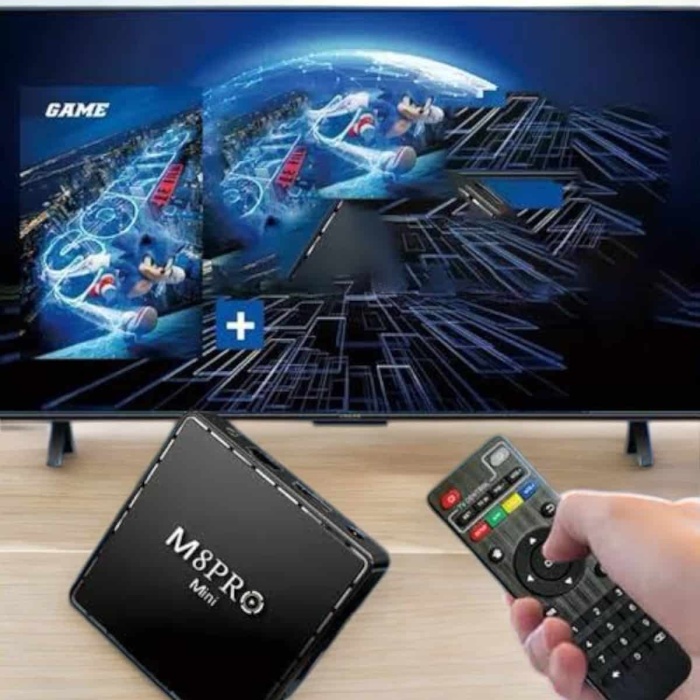 KESGİN MARKET ® Oyun Konsolu Çift Kollu 1000 Oyunlu TV Box Netflix Youtube Atari