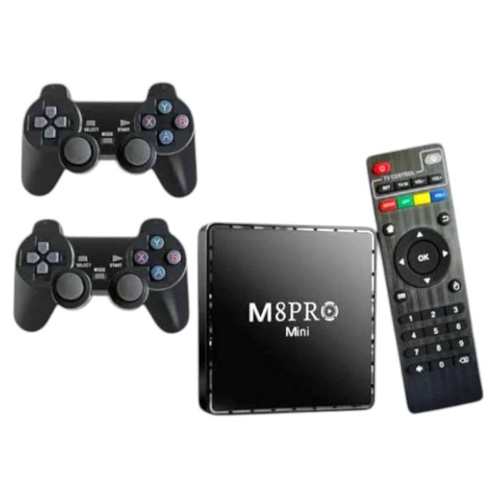 KESGİN MARKET ® TV Game Box Netflix Youtube 1000 Oyunlu Android Oyun Konsolu Kumandalı