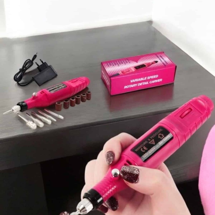 KESGİN MARKET ® Nasır Temizleyici Manikür Pedikür Seti Elektrikli USB Girişli